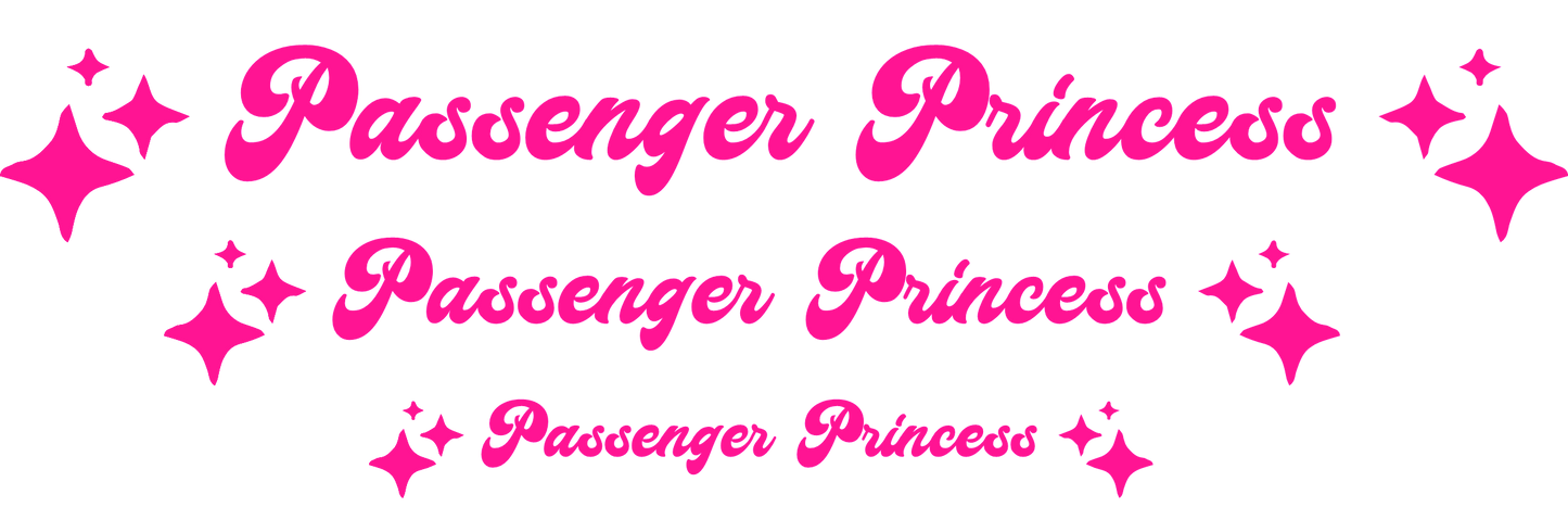 Autocollant Passenger Princess